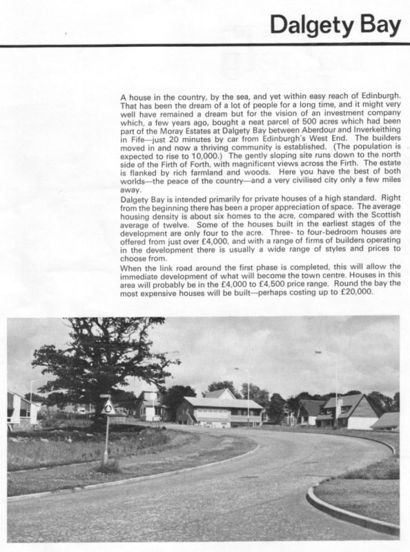 Welcome to Dalgety Bay, 1970