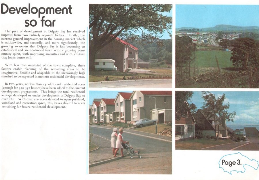 Welcome to Dalgety Bay, about 1973