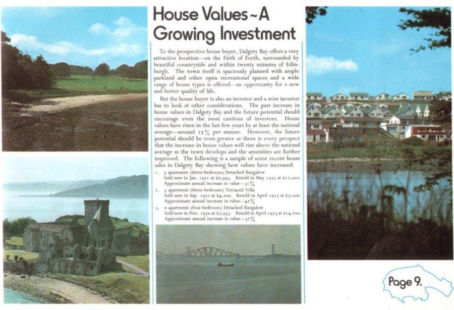 Welcome to Dalgety Bay, about 1973